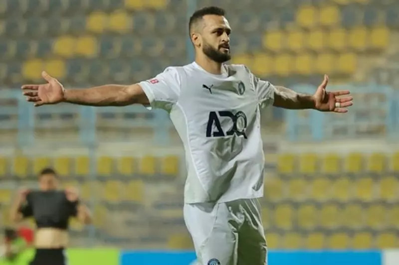 مروان حمدي يسجل هدفه العاشر ويعيد لبيراميدز التقدم أمام سيراميكا